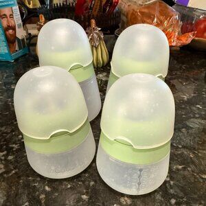 Nanobebe 5 oz and 9oz Anti-Colic Flexy Silicone  Bottles Lot of 4 (150)